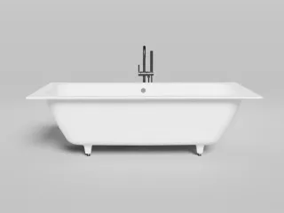 Ванна из искусственного камня Salini Orlanda Axis Kit S-Sense 103311M 190x80см белый матовый